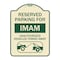 Signmission Reserved Parking for Imam Unauthorized Vehicles Towed Away Alum Sign, 24" x 18", TG-1824-23096 A-DES-TG-1824-23096 - alternate 1